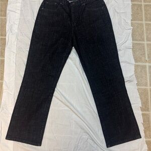 NWT Black RALPH LAUREN straight leg stretch Size 12 length 29